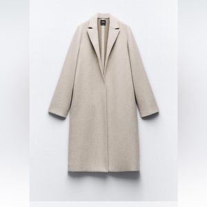 Zara Beige Texture Coat